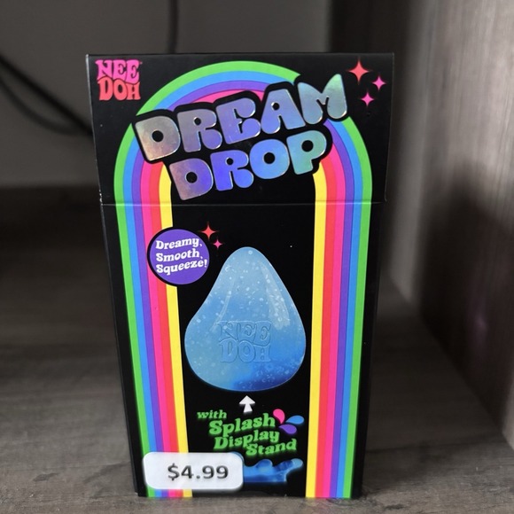 NeeDoh Dream Drop PURPLE Viral Tik Tok Fidget Squishy Toy New - Picture 2 of 2